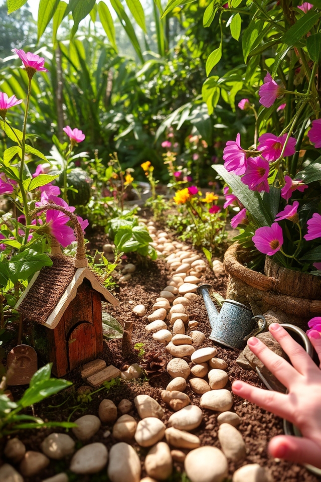 whimsical fairy garden oasis