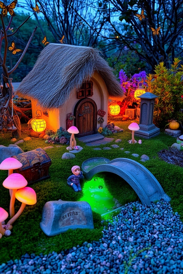 whimsical fairy tale garden