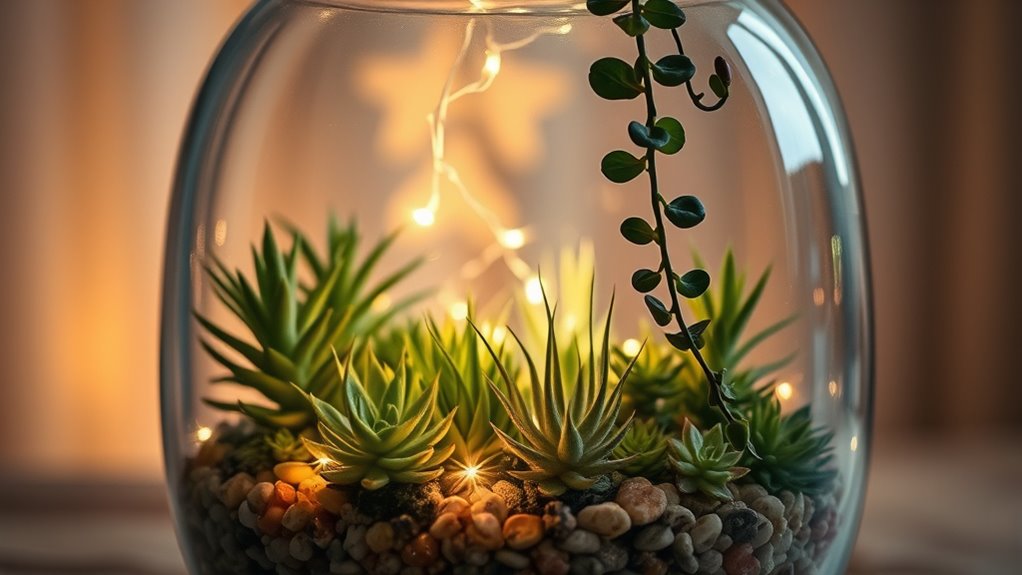 whimsical indoor garden lights