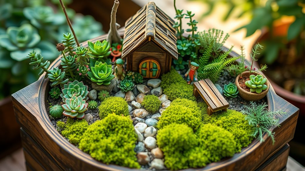 whimsical miniature garden landscapes