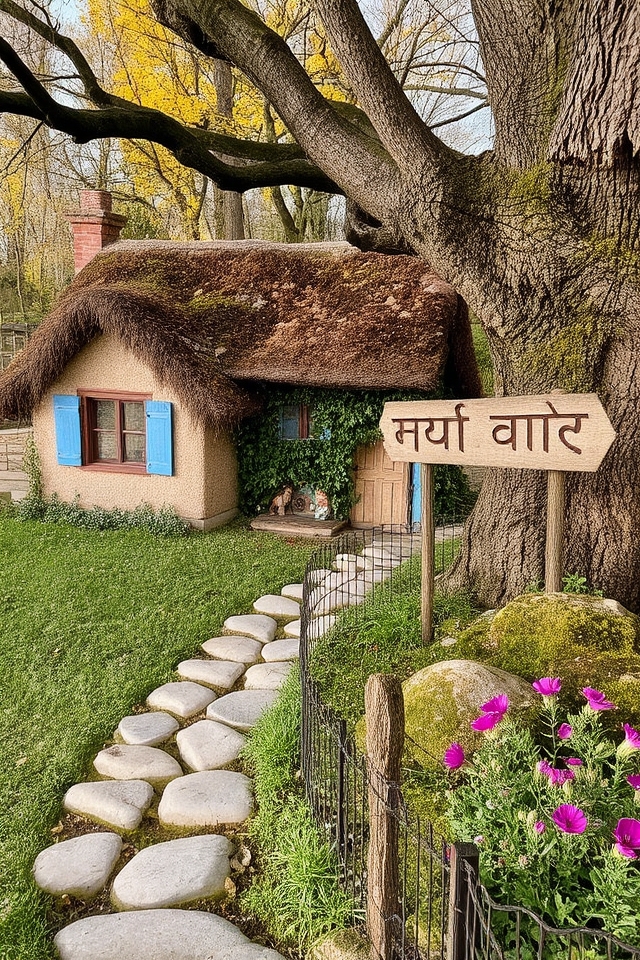whimsical storytelling garden