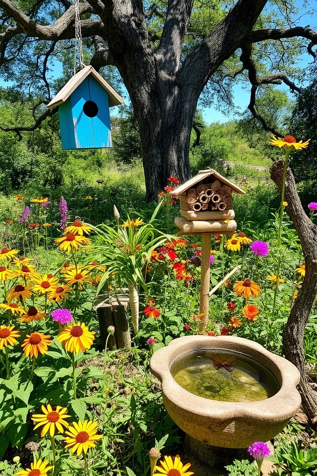 wildlife friendly garden habitat