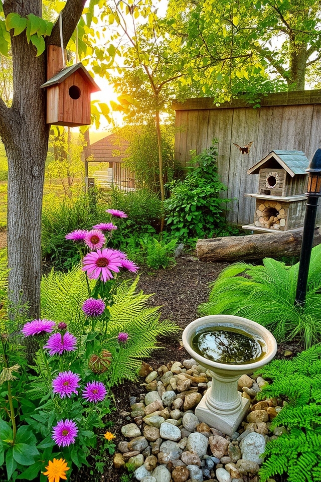 wildlife friendly garden sanctuary
