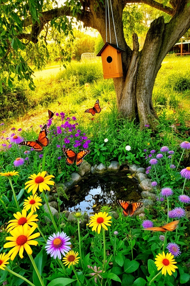 wildlife friendly native garden