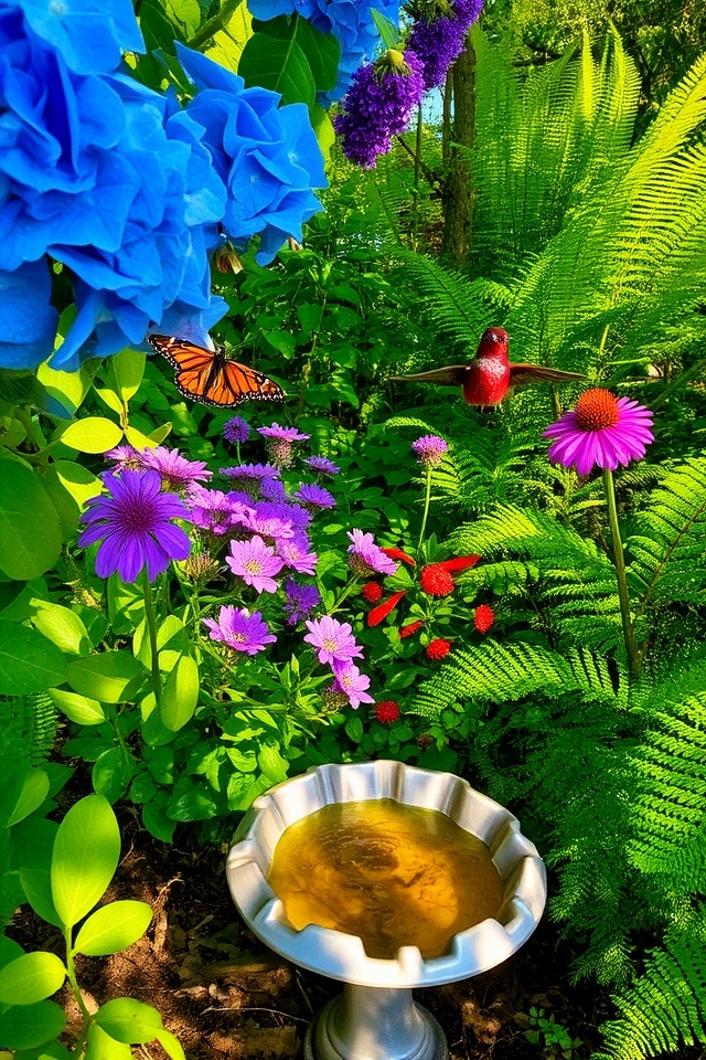 wildlife friendly shade garden