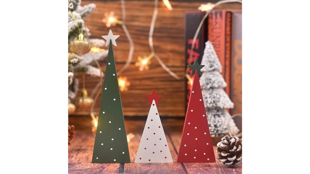 wooden christmas tree decorations