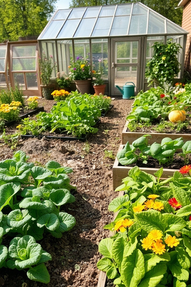 year round gardening strategies implemented