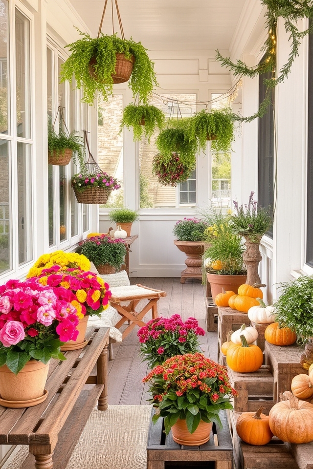 year round seasonal porch displays