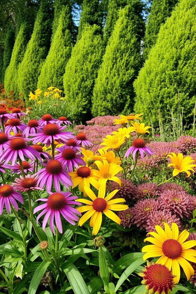 year round vibrant perennials