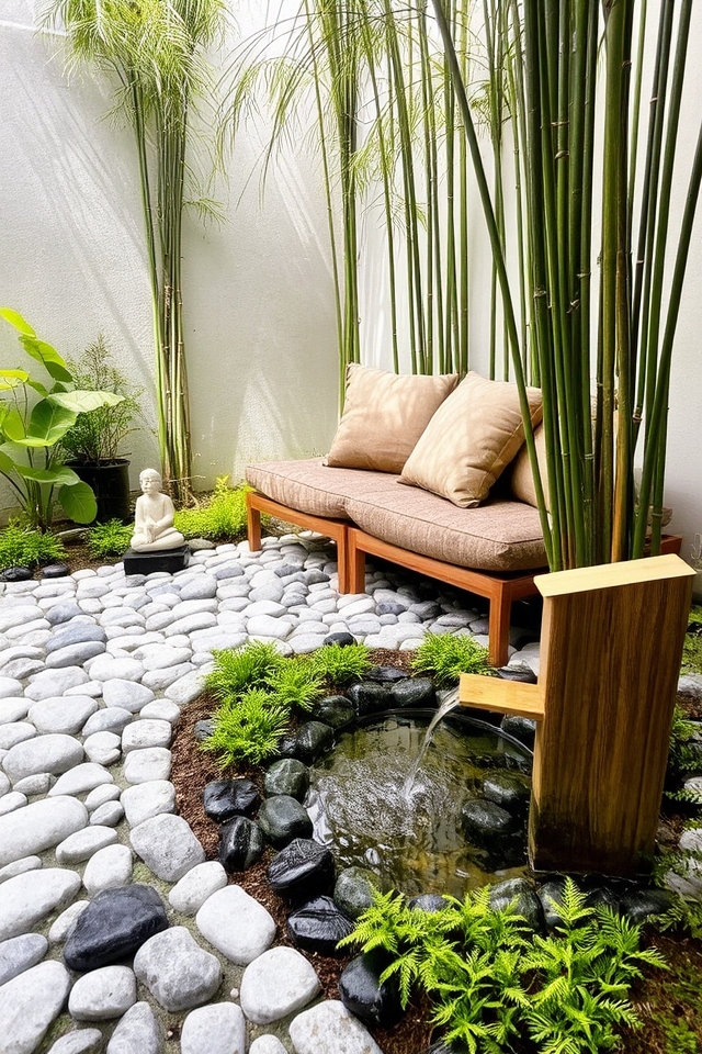 zen garden relaxation space
