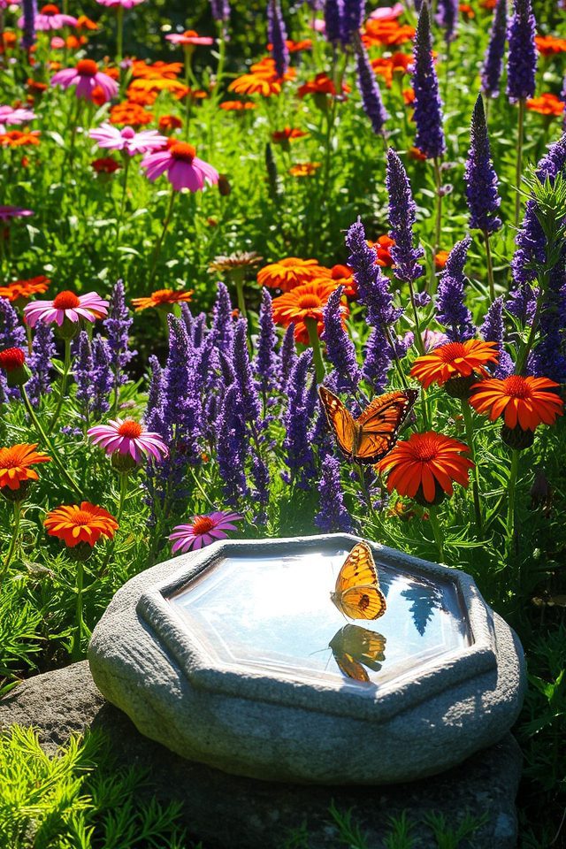 attract butterflies with flowers