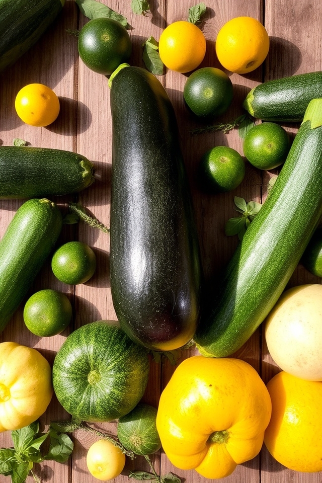 choosing diverse zucchini varieties