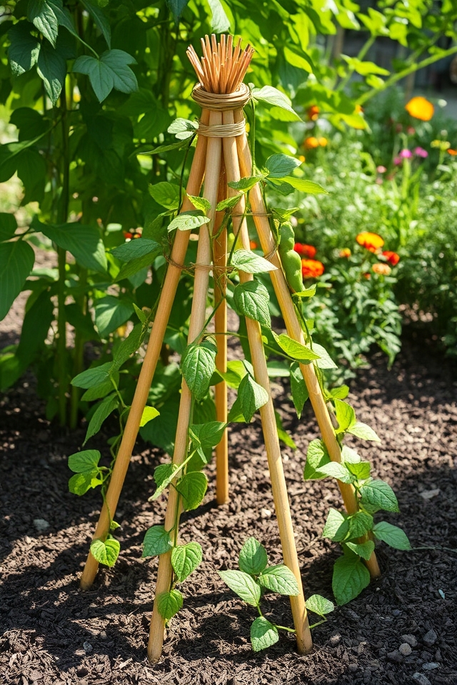 eco friendly climbing plant support