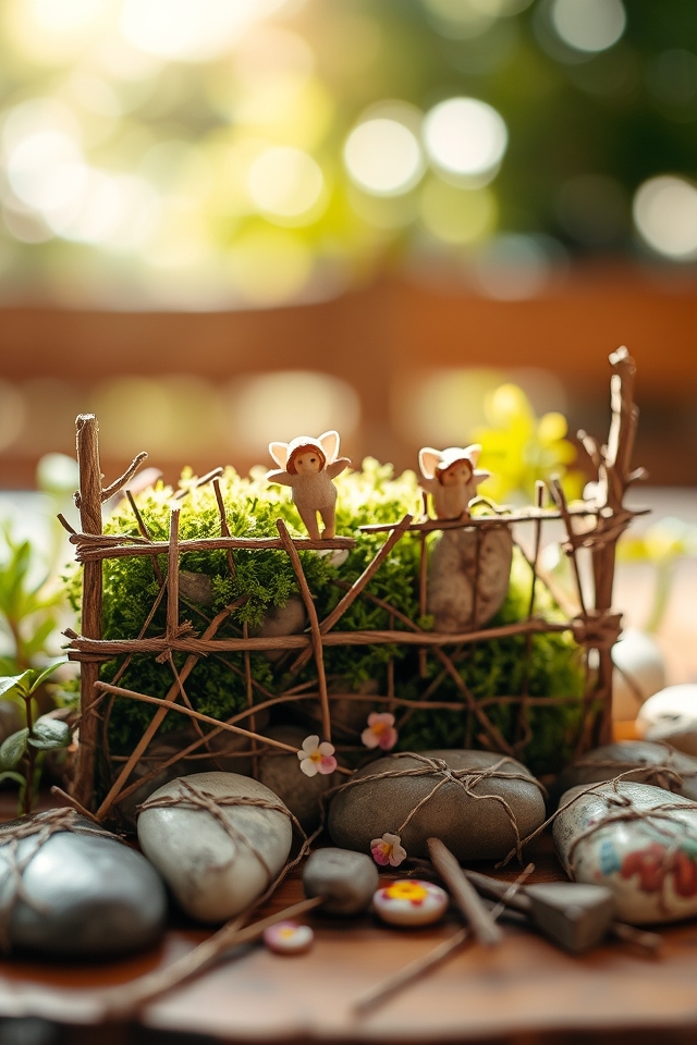enchanting diy fairy fences