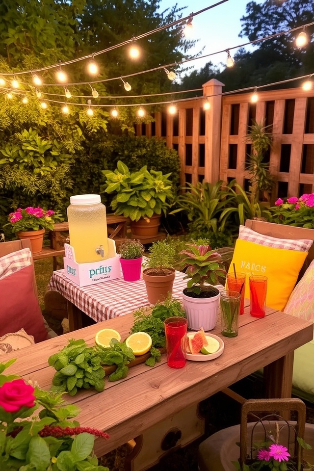 garden bar interactive experience