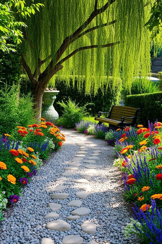 inviting garden exploration pathways