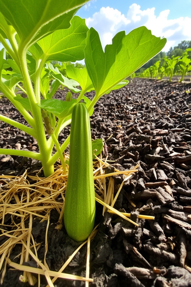 moisture retaining organic mulch
