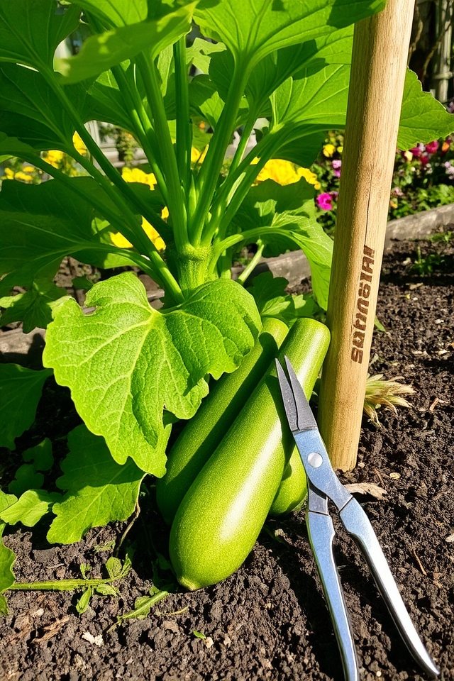prune for healthier zucchinis