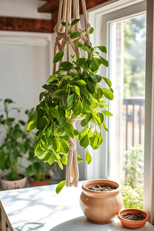 stylish vertical bean planter
