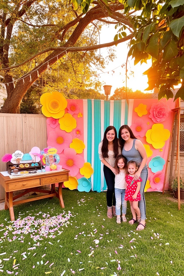themed family photo booth