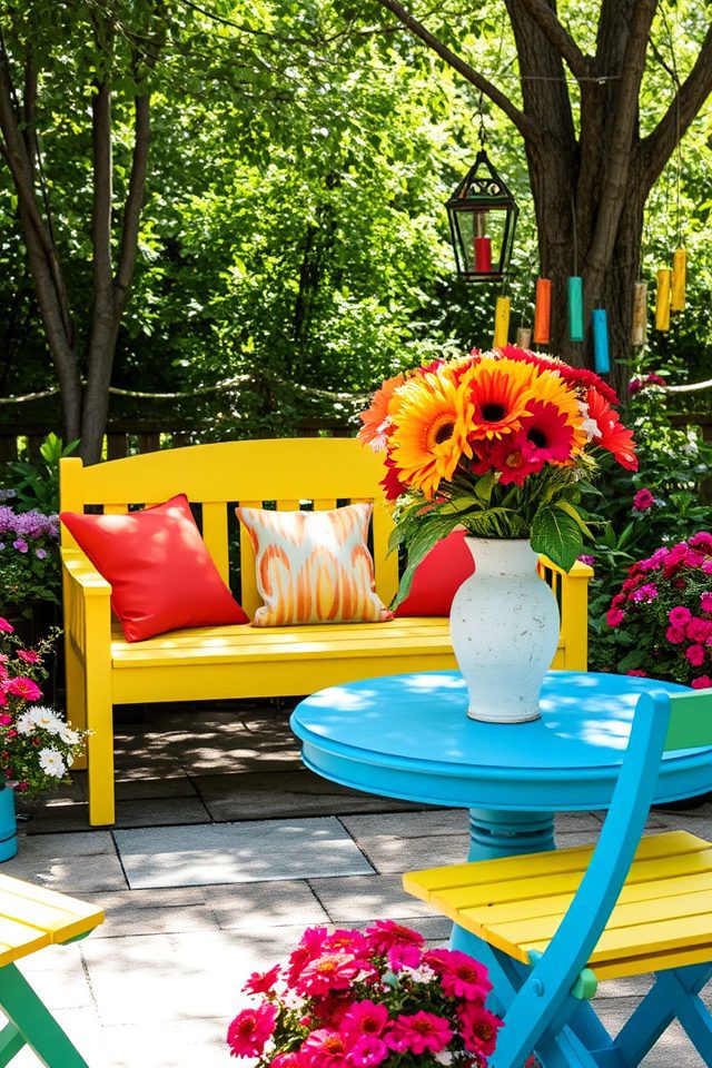vibrant outdoor furniture colors