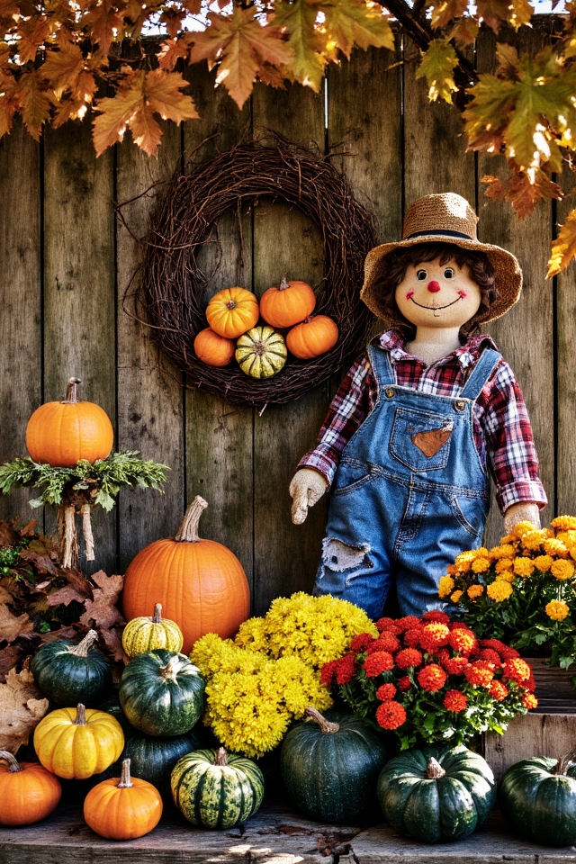 acorn squash garden decorations