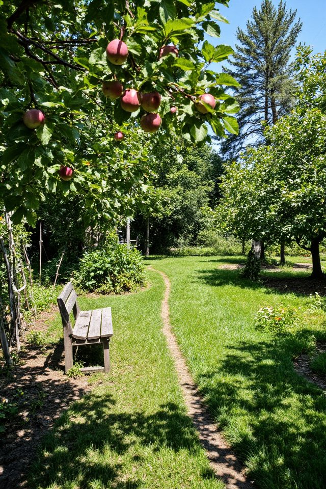 backyard apple orchard creation