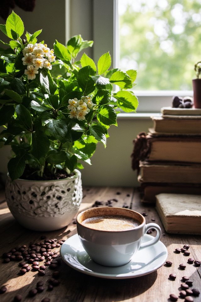 celebrate coffee plant beauty