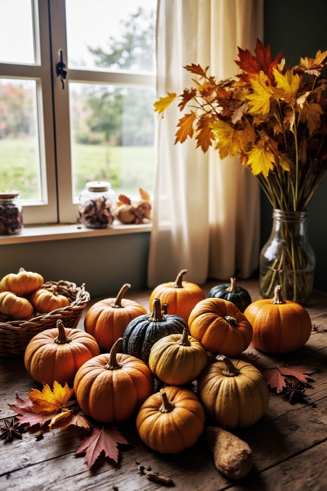 charming fall decor accents