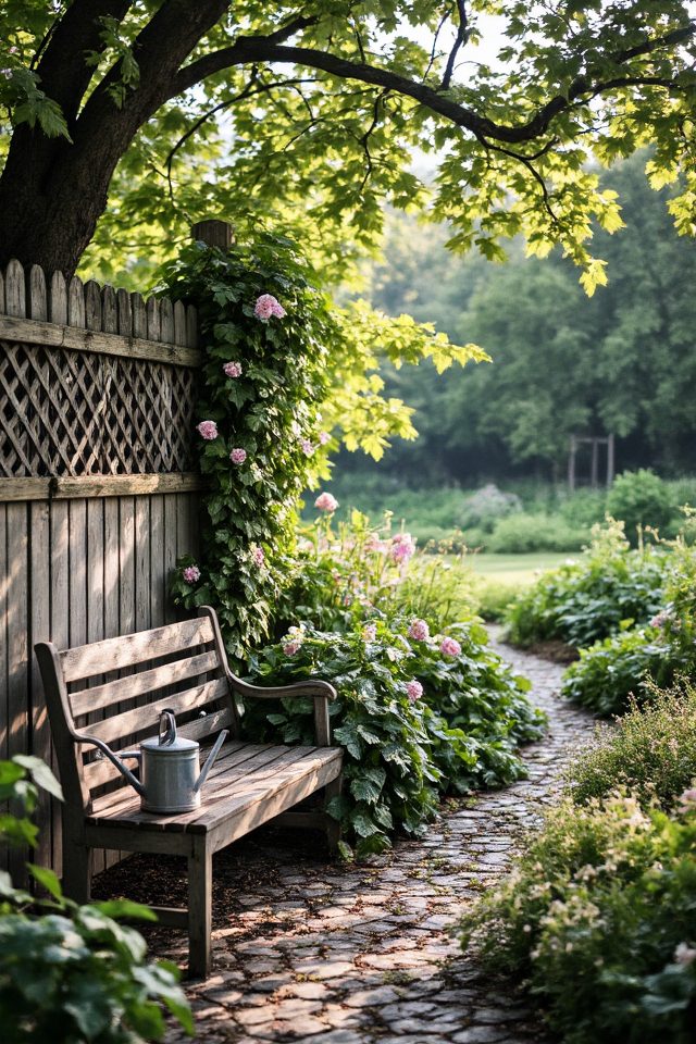 charming rustic garden fence
