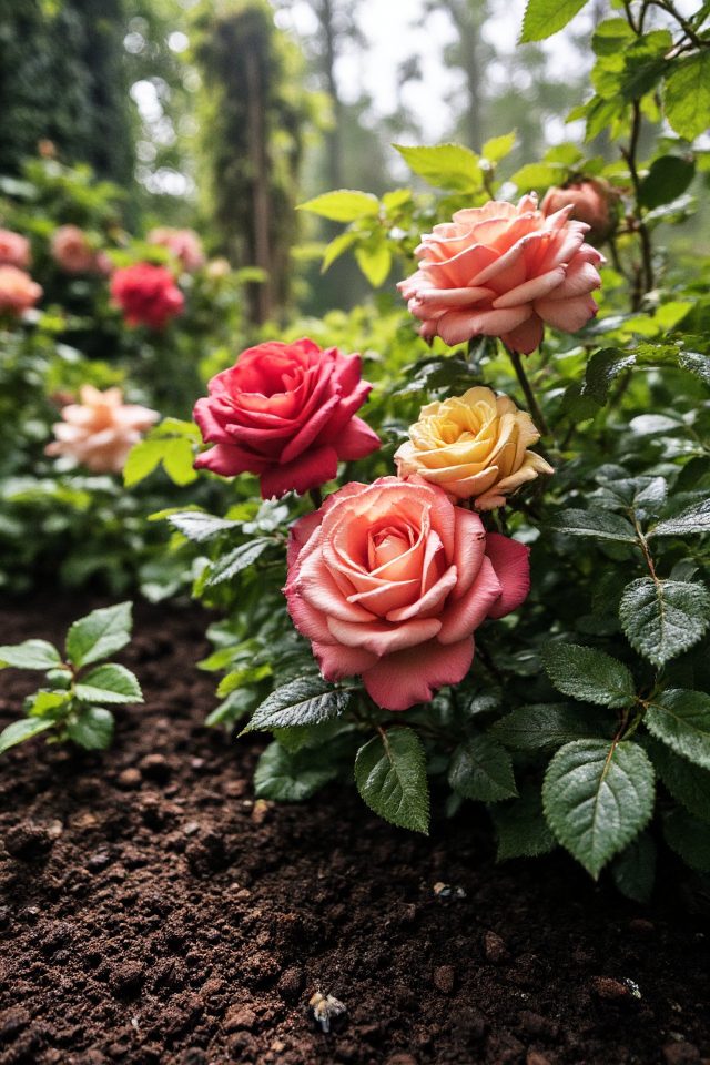 coffee grounds benefit roses