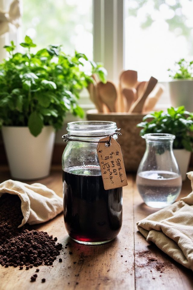 coffee grounds liquid fertilizer