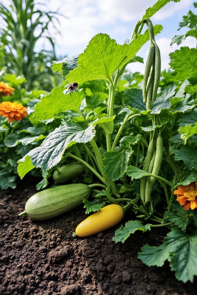 companion crops for squash