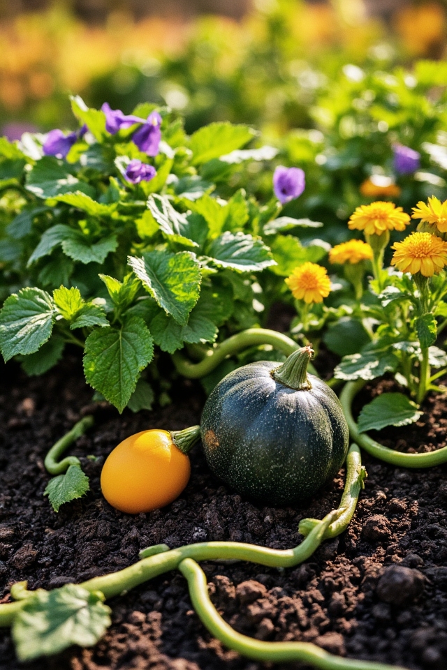 companion planting for squash