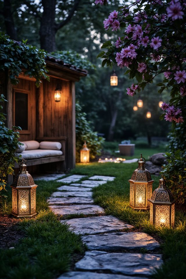 enchanting outdoor decorative lanterns