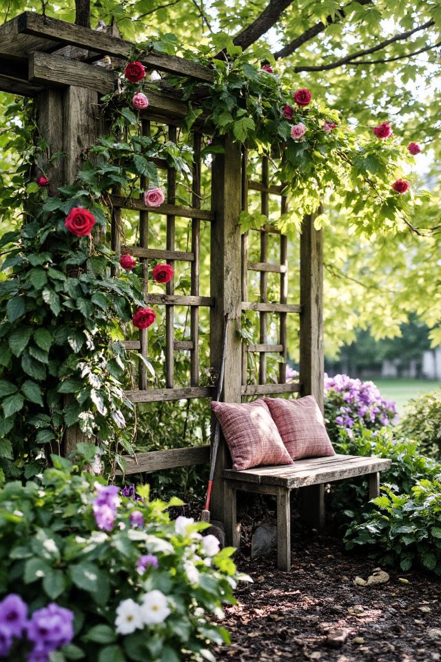 enhancing gardens with nostalgia