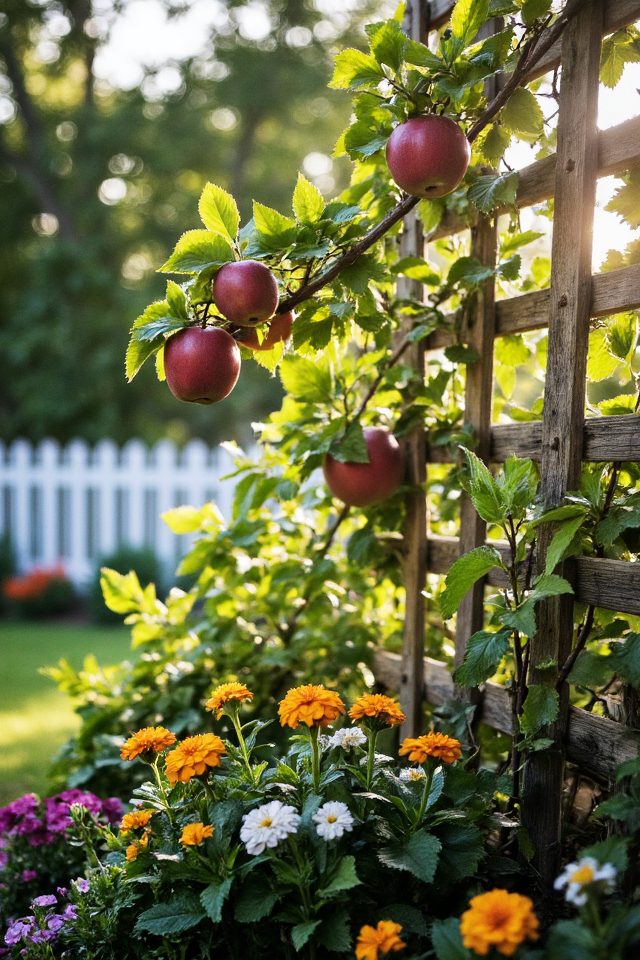 espalier apple trees vertically