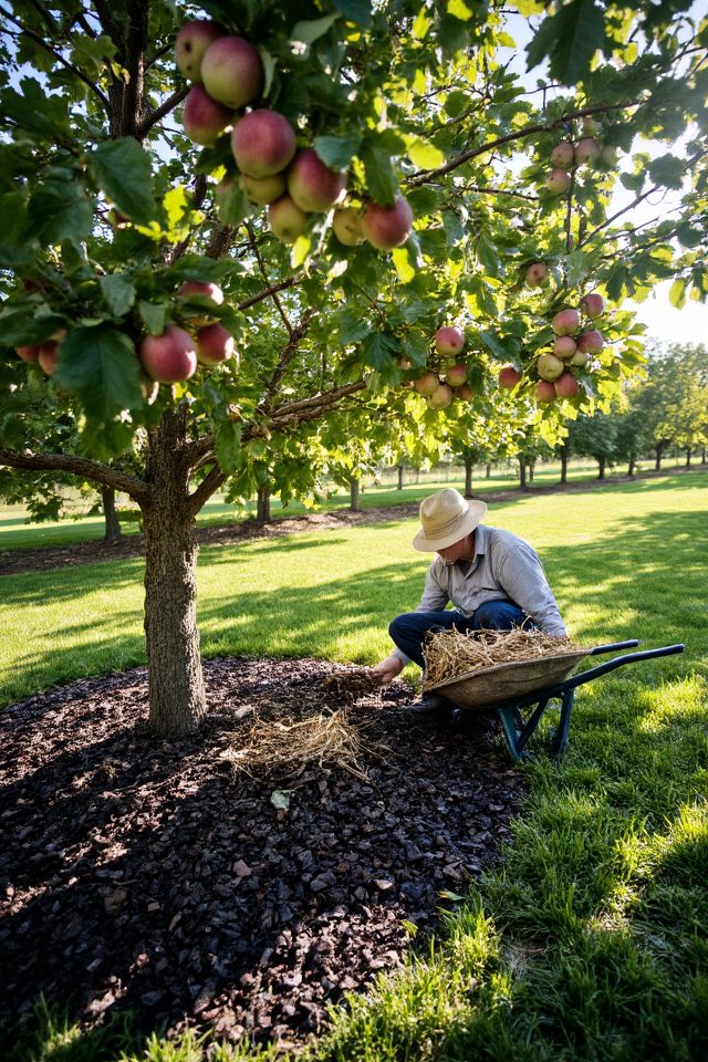 establish a mulching routine