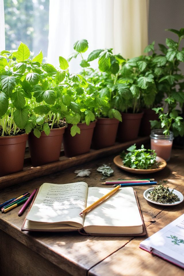 herb garden educational journals