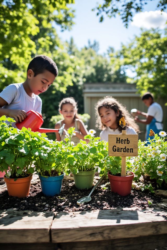 herb gardening fosters creativity