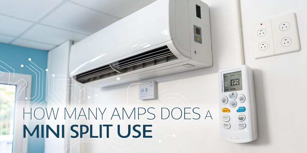 How Many Amps Does a Mini Split Use? (15-45A Guide) – (2026)