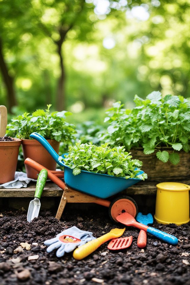 kid friendly gardening tools