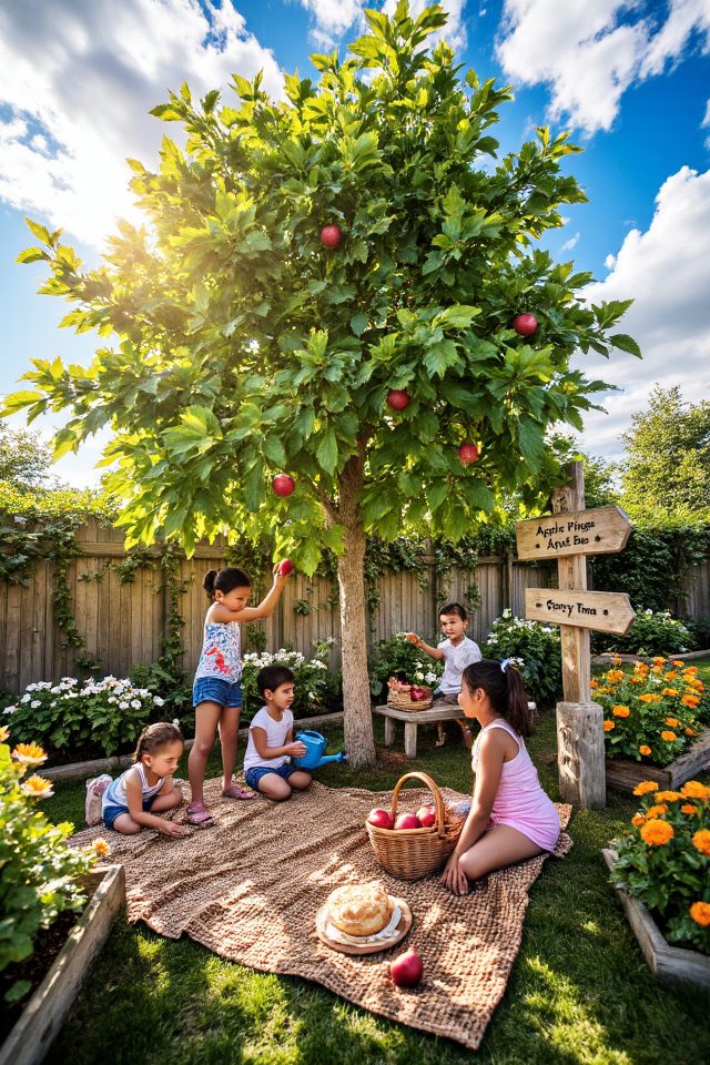 kids learning through gardening