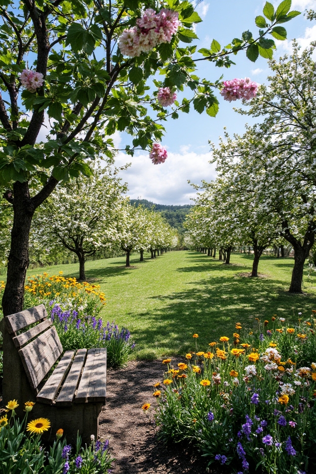 pollinator friendly apple grove
