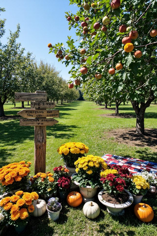 seasonal floral garden displays