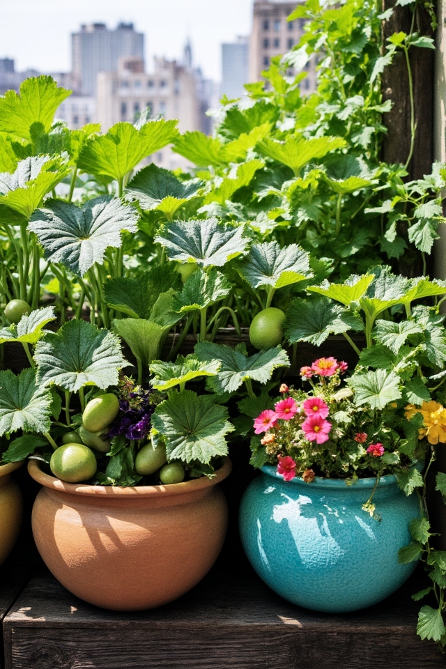 squash plants for decoration