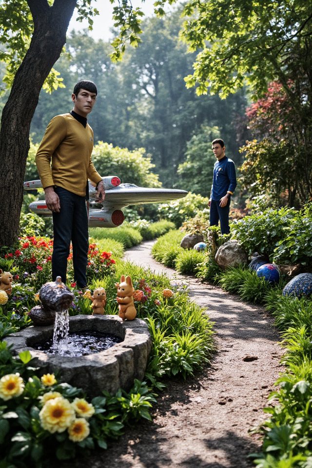 star trek garden decorations