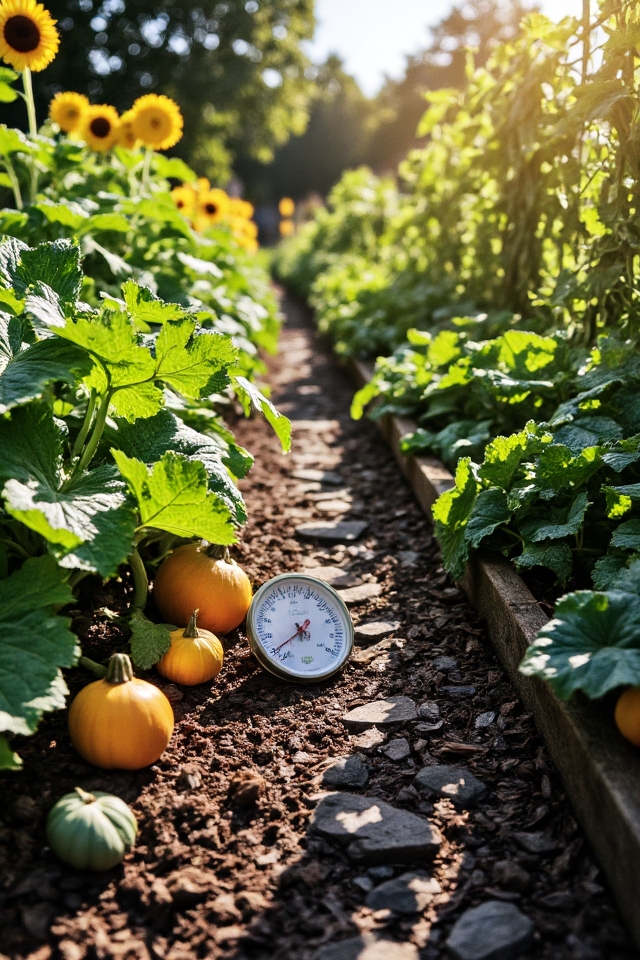 warm sunny well spaced growth