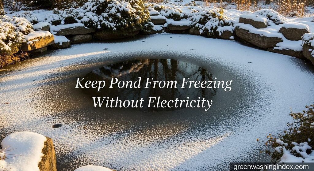 Keep Pond From Freezing Without Electricity & Save Fish | August 2026