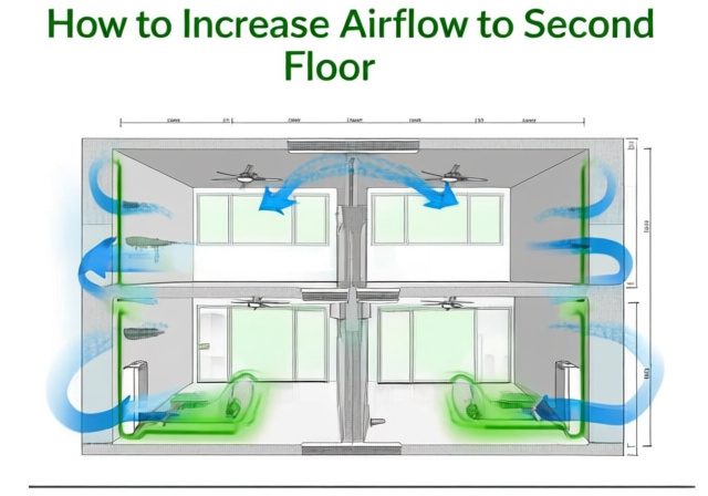 How to Increase Airflow to Second Floor: Energy-Efficient Solutions